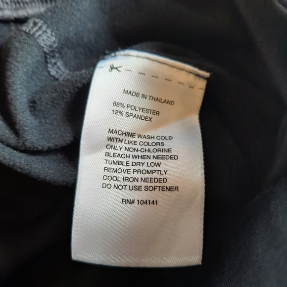 🛍 Reebok PlayWarm black athletic workout fleece lined leggings size large - Picture 12 of 12